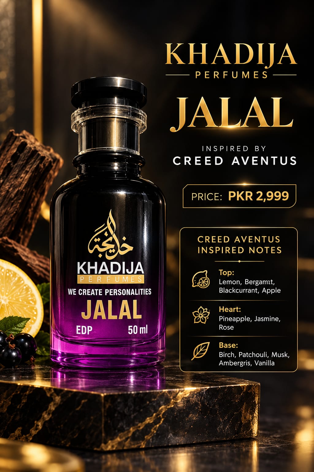 Khadija Perfume JALAL 50ml